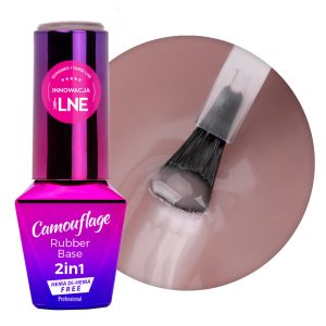 Baza Rubber Base 2 in 1 Camouflage MollyLac Brown Beige Hema/di-Hema free 10g
