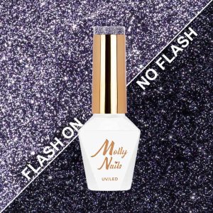 Oja semipermanenta Molly Nails Flashing FREE HEMA/Di-HEMA 8g Nr. 614