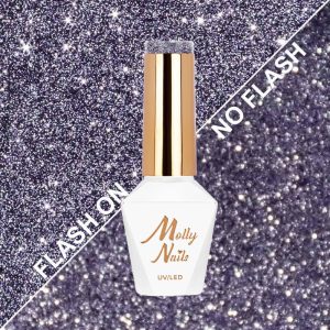 Oja semipermanenta Molly Nails Flashing FREE HEMA/Di-HEMA 8g Nr. 568