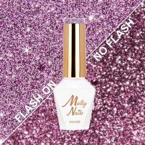 Oja semipermanenta Molly Nails Flashing FREE HEMA/Di-HEMA Free 8g Nr. 562