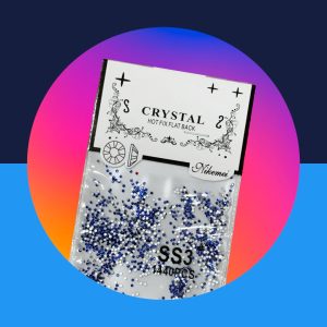 Strasuri / Pietricele cristale albastre S3 - 1mm - 1440 pcs.