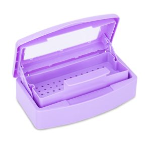 Cutie Sterilizare / Sterilizator plastic cu geam mov