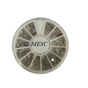 Strasuri / Pietricele argintii cu reflexii - 6 marimi