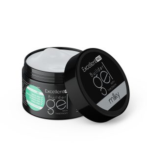 Gel Uv/Led Excellent Pro Milky - alb laptos cu Tixotropie (memorie lichida) Free Hema  15g