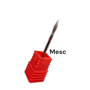 Bit diamantat cuticula flacara rosie 9/2,5mm