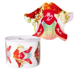 Sabloane prelungire unghii Flowers Laser MollyLac 50 buc.