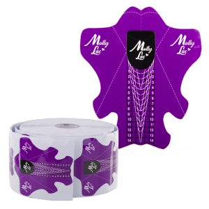 Sabloane unghii profesionale Stiletto Long MollyLac 50 buc.