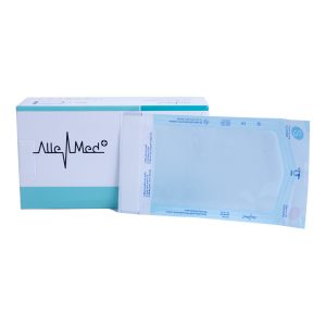 Pungi autoadezive AlleMed 90 x 165  mm pentru sterilizarea instrumentelor în autoclavă