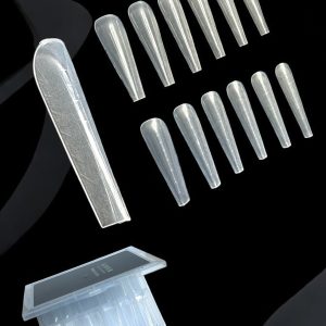 Tipsuri Full Cover Tipsuri Reutilizabile Koper Almond Migdala Ruseasca 120 buc.