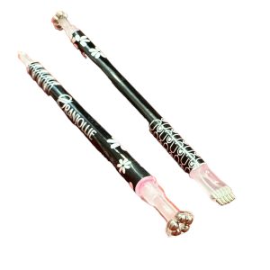 Magnet Cat Eye doua capete floare si dungi