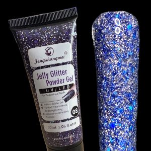 Polygel FSM JELLY GLITTER #8 30gr
