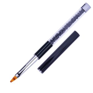 Pensula Glam Line ombre , strasuri negre, lungime peri 6/13mm