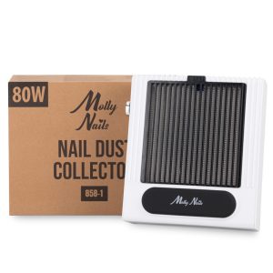 Colector Praf Unghii Molly Nails 80W / Ventilator Praf pentru Unghii Alb