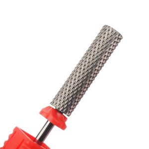 Bit carbid profesional ultra lung pentru manichiură pedichiură rosu-mediu 24/5mm