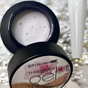 Gel UV/Led Excellent Pro Thixotropy Dreamy Pink & Gold 50gr