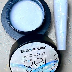 Gel UV Excellent Pro Thixotropy Milky Hexagon 15gr