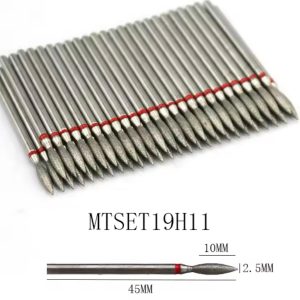 Bit Cuticula/Cap Freza Diamantat Flacara Rosie