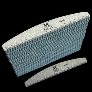 Pila Unghii Gradata Semiluna  Mesc 80/80 Set 25 buc.