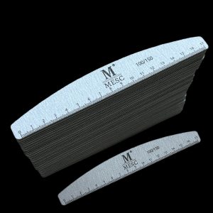 Pila Unghii Gradata Semiluna  Mesc 100/150 Set 25 buc.