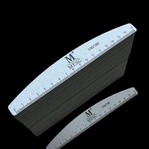 Pila Unghii Gradata Semiluna  Mesc 100/180 Set 25 buc.