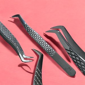 Penseta pentru Aplicat Gene False Mesc Stainless Metal