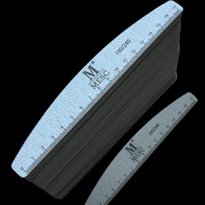 Pila Unghii Gradata Semiluna Mesc 180/240 Set 25 buc.
