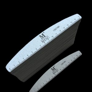 Pila Unghii Gradata Semiluna  Mesc 120/180 Set 25 buc.