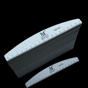 Pila Unghii Gradata Semiluna  Mesc 100/120 Set 25 buc.