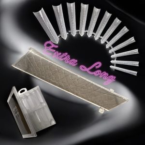 Tipsuri Reutilizabile Texturate Extra Long Tipsuri Dual Forms 120 buc.