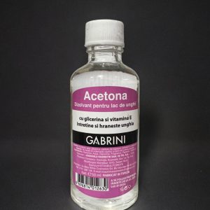 Acetona Gabrini Dizolvant pentru Lac de Unghii cu Vitamine 50ml