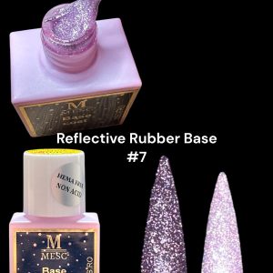 Baza Rubber Mesc Duo Flashing Light Nude Reflective FREE HEMA / FREE ACID Nr.7 - 10ml