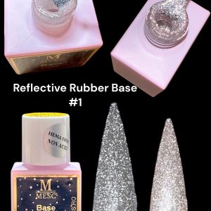 Baza Rubber Mesc Duo Flashing Light Nude Reflective FREE HEMA / FREE ACID Nr.1 - 10ml