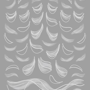 Abtibild Sticker Unghii 5D M-2040