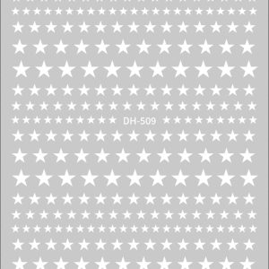 Abtibild Sticker Unghii DH-509 Alb