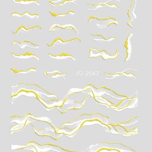 Abtibild Sticker Unghii JO-2047 Alb