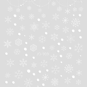 Abtibild Sticker Unghii JO-909 Alb