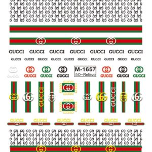 Abtibild Sticker Unghii 5D M-1657