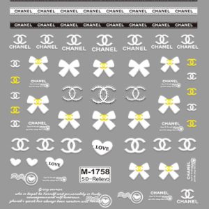 Abtibild Sticker Unghii 5D M-1758