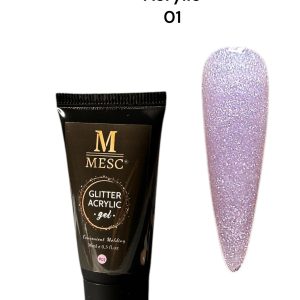 Acrylic Gel MESC Glitter Pink #01 30ml