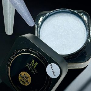 Builder gel MESC Opal Reflective Shocking Shine #02 50Gr HEMA/TPO FREE.