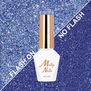 Oja Semipermanenta Molly Nails Flashing Lights HEMA/Di-HEMA Lac hibrid 8g Nr. 617