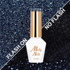 Oja Semipermanenta Molly Nails Flashing Lights HEMA/Di-HEMA Lac hibrid 8g Nr. 604