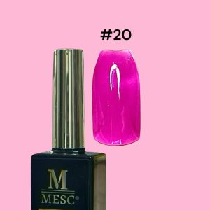 Oja Semipermanenta Glass Vitraliu Mesc Roz #20 15ml