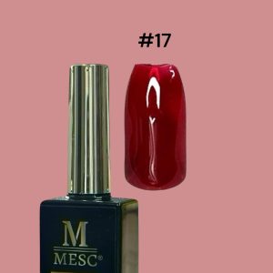 Oja Semipermanenta Glass Vitraliu Mesc Rosu #17 15ml