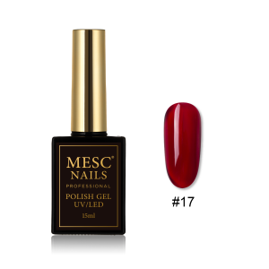 Oja Semipermanenta Glass Vitraliu Mesc Rosu #17 15ml