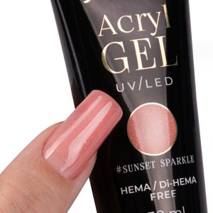 Acrylgel Polygel Molly Nails HEMA/Di-HEMA Free Sunset Sparkle 30 ml