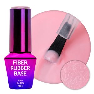 Baza Fiber Rubber Base MollyLac Pink Sorbet HEMA/Di-HEMA Free 10g