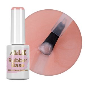 Rubber Base AlleLac Peach Bling HEMA/Di-HEMA Free 7g Nr.7