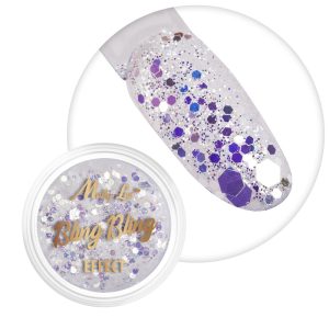 Sclipici cu paiete efect Bling Bling MollyLac 1 g Nr. 02