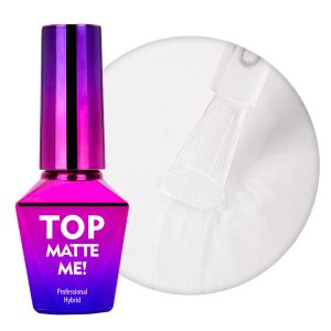 Top coat MollyLac Matte Me! fara degresare 10g